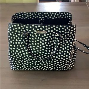 Kate Spade polka-dotted satchel crossbody